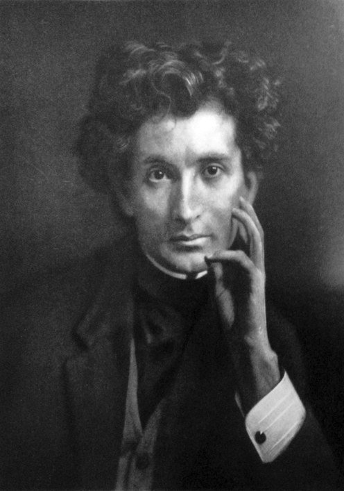 Portrait of Glen Cooper Henshaw, head resting on his hand