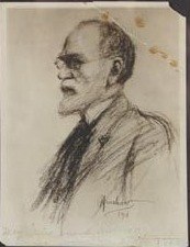 Bearded Man in Spectacles by Henshaw