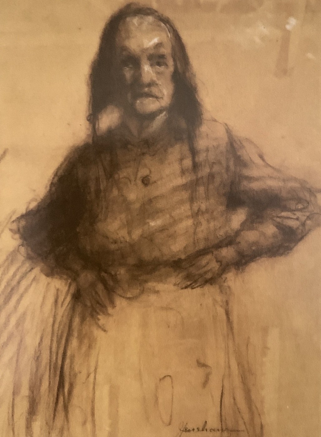 Grandma Barnes, Standing by Henshaw