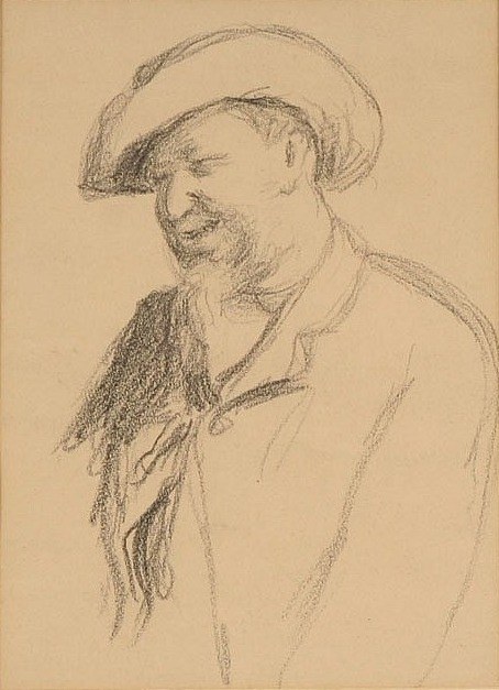 Laughing Man in a Hat by Henshaw
