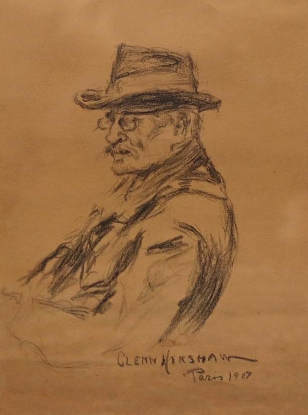 Man in a Hat, Paris by Henshaw