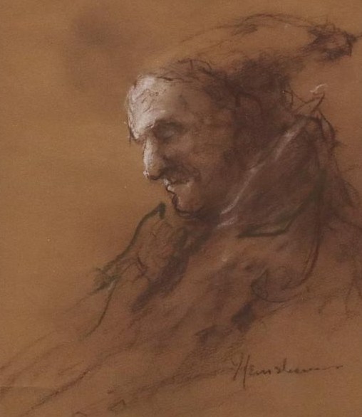 Smiling Old Man by Henshaw