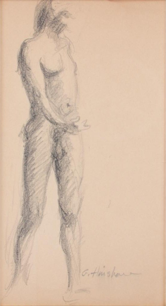 Standing Figure Study by Henshaw