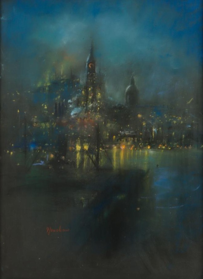 Baltimore Skyline by Henshaw