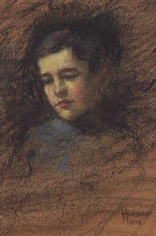 Boy Looking Down by Henshaw