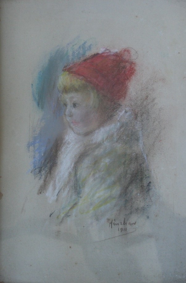Child in a Red Cap by Henshaw
