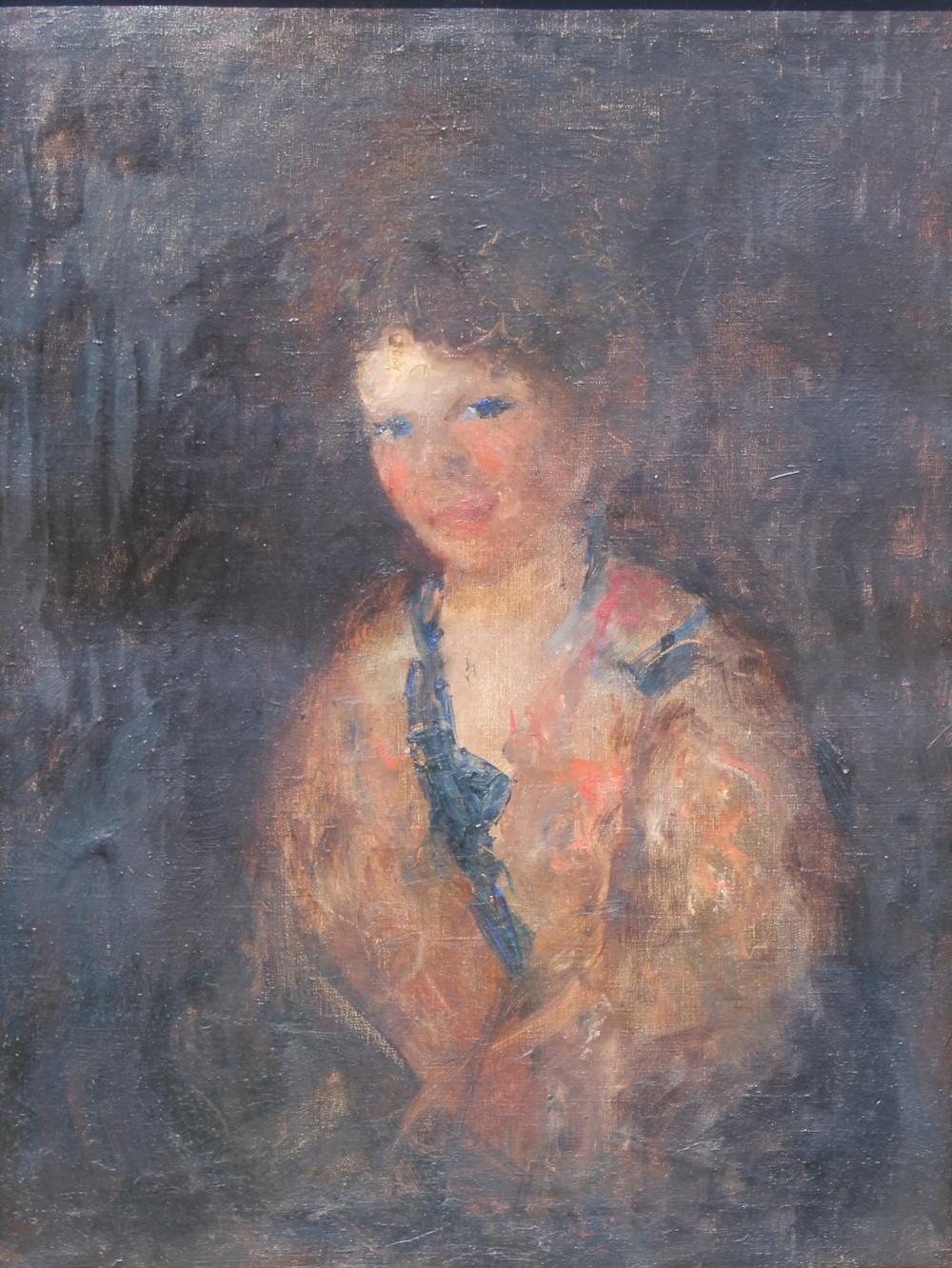 Child with a Blue Tie by Henshaw