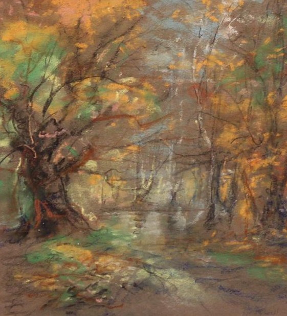 Autumn Woodland Path by Henshaw