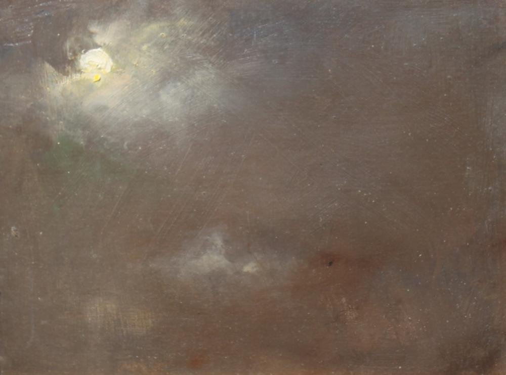 Moonlight on Mist-Catskills by Henshaw