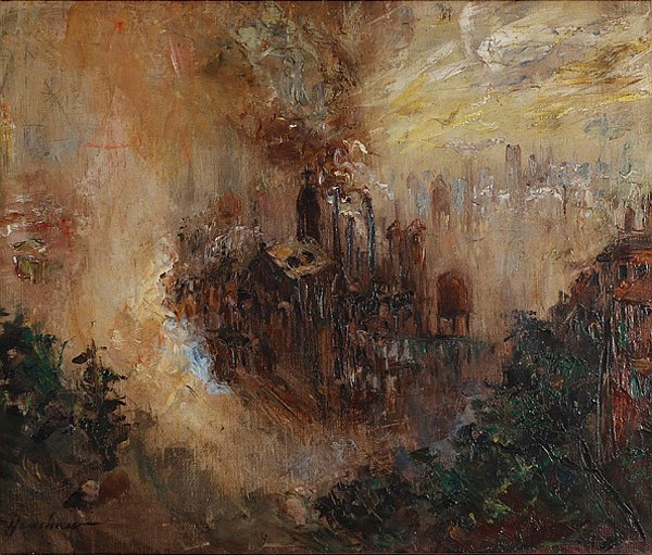 Distant View of New York by Henshaw