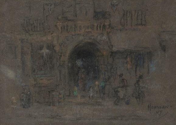East Side Doorway, N.Y.C. by Henshaw