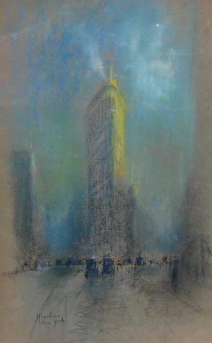 Flatiron in the Blue Evening, New York by Henshaw