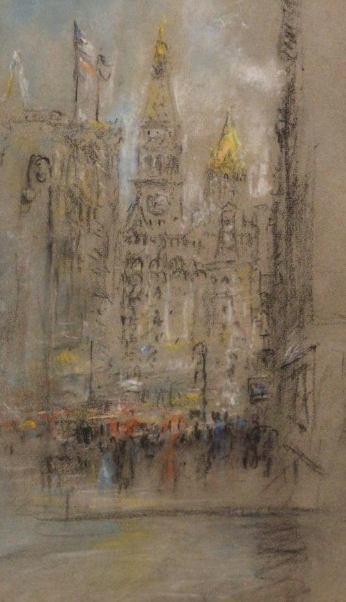 Metropolitan Life Tower with Flags, New York by Henshaw