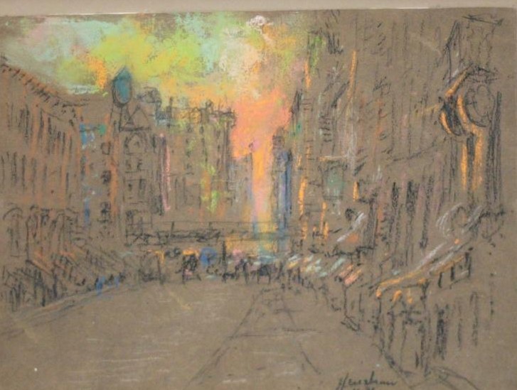 Street at Twilight by Henshaw