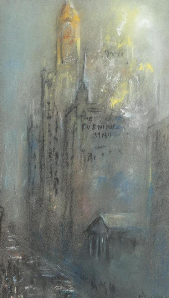 The Evening Mail Building, New York by Henshaw