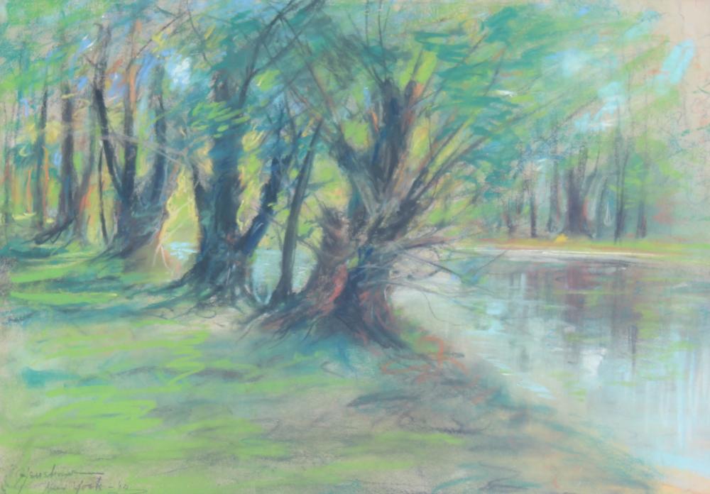 Willows by the Water, New York by Henshaw