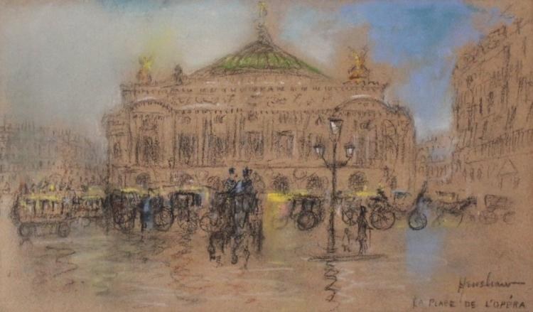 La Place de l'Opéra, Paris by Henshaw