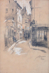 Narrow Street Corner, Paris by Henshaw