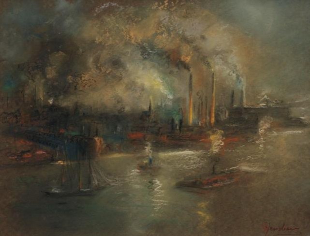 Queensborough, East River, New York, 1921 by Henshaw