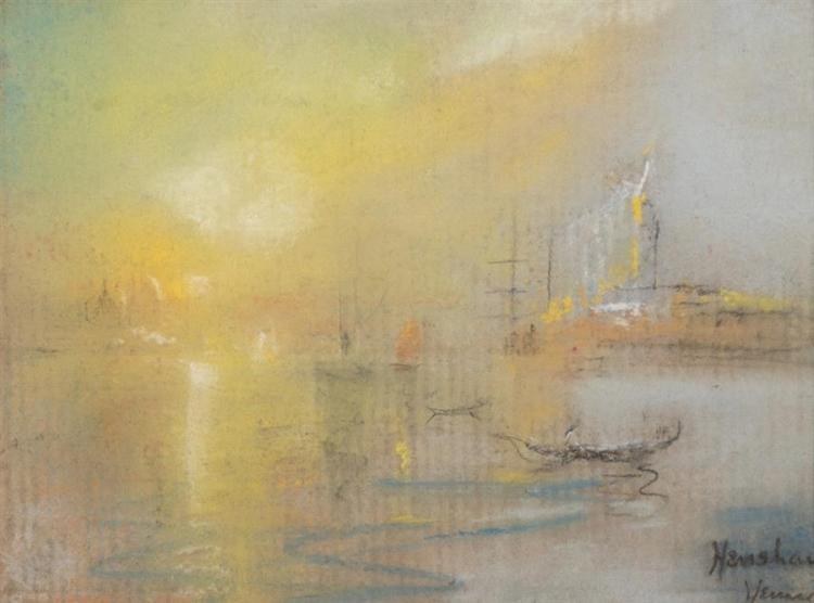 Golden Mist over the Lagoon, Venice by Henshaw