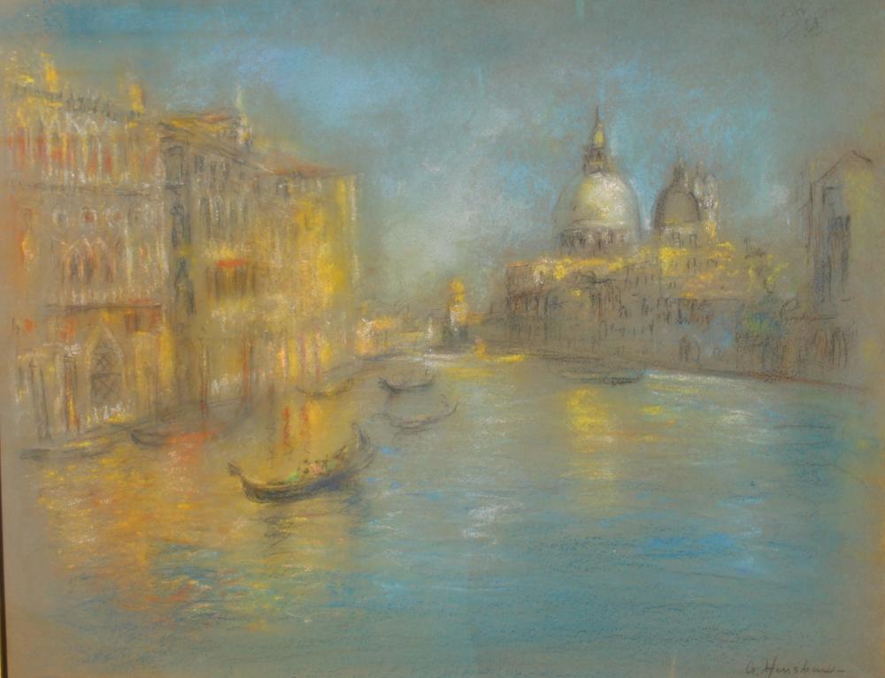 Grand Canal with Gondola by Henshaw