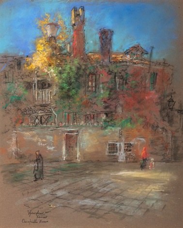 Ivy-Covered Campiello, Venice by Henshaw