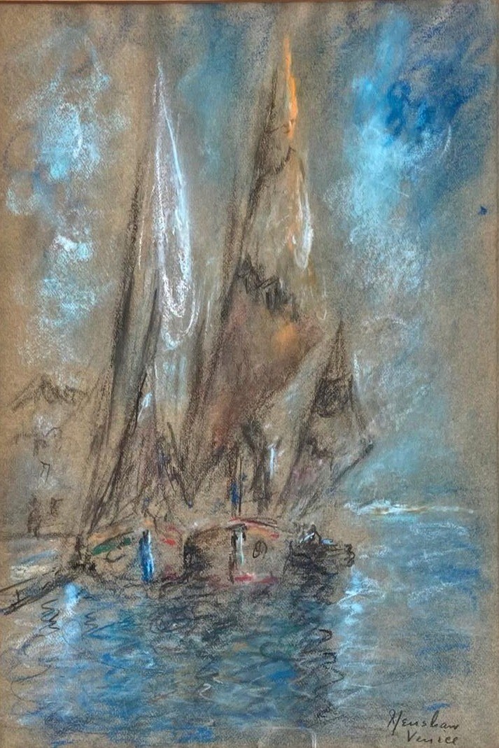 Sailing Barge, Venice by Henshaw