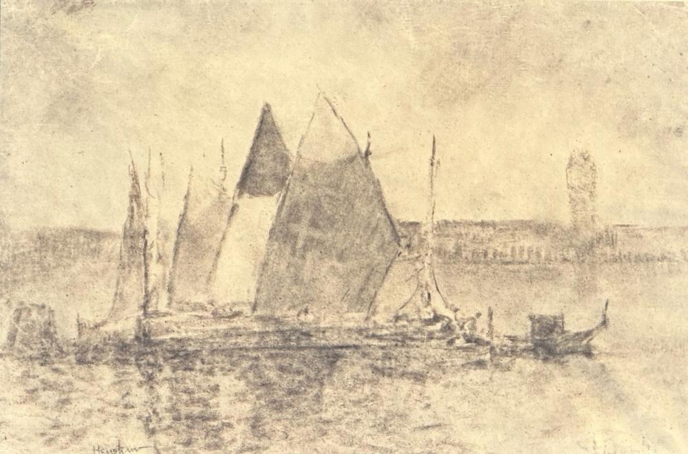 Sailing Barges, Venice by Henshaw